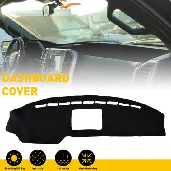 

Fit Ford 2009-2014 F150 Interior DashMat Cover Non-Slip Dashboard Carpet Mat Pad