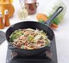 Iwachu Frying Pan 24 Black Coating Inner Diameter 23.5cm IH Compatible Nambu Iron 24012