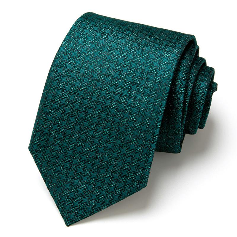 Men'S Business Tie Hand-Typed Professional Dress Interview Tie Men'S Polyester Silk