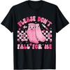 Nurse Valentine Non Slip Socks Please Don't Fall For Me Cotton Men T Shirt
