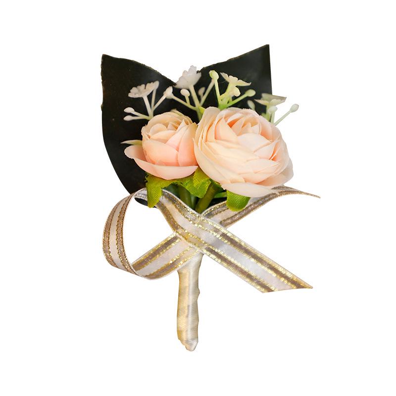 Children's Tuxedo Suit with Flower Corsage & Necklace - Wedding and Performance Accessories