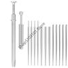 Taper Insertion Pin Tool Internal Thread Piercing For Tragus Lip Nose Piercing Stretching Tool Jeweler's Pick Up Tool