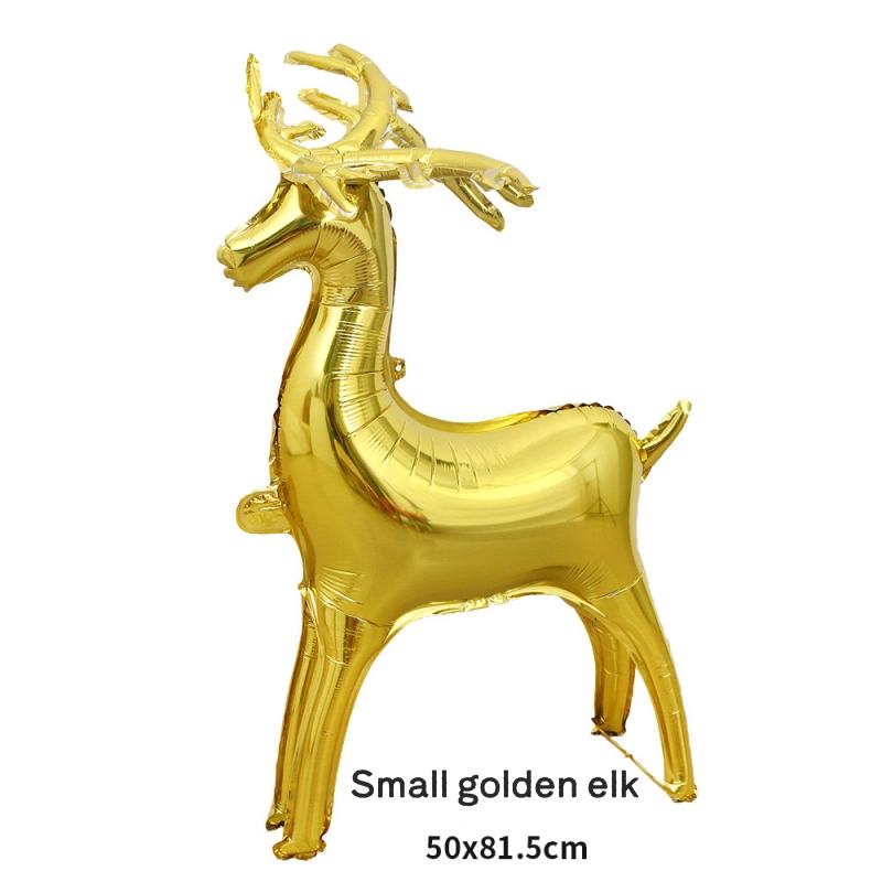 Christmas Deer Balloons Multicolor Standing Animal Balloons Kids Inflatable Toys