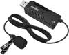 FIFINE USB Pin Mini Clip Condenser with Earphone Audio Monitoring PC Internet Game Live Working from for Compatible with Eligible Invoices Available