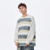 TOM ADAM Amerikanischer Retro Colorblock Strickpullover