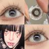 Cosplay Contact Lens Halloween White Eye Makeup 14.5MM Kuro Mime Softlens Color Contact Lenses 1 Year Use