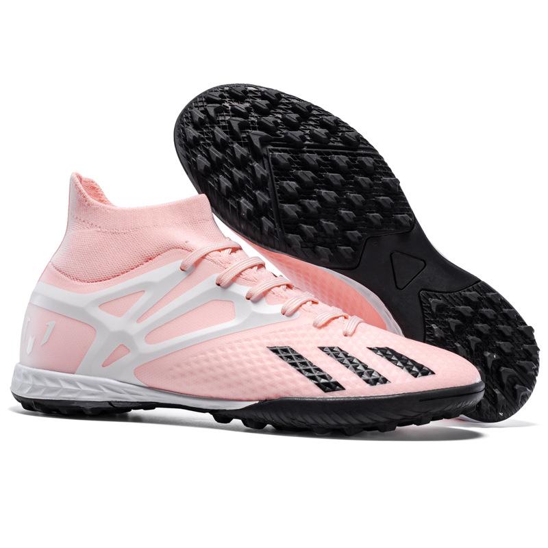 New High-top Football Shoes New Electroplated Bottom Adult Student Game Training Long Nails Broken Nails Football Shoes