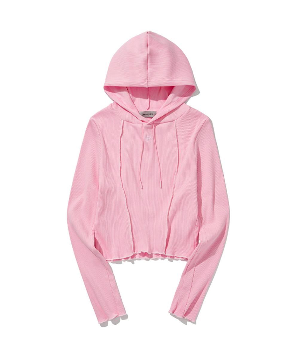 Dios Piece Logo Crop Hoodie Pink Color/1 Size