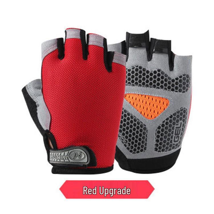 Unisex Half-Vinger Fiets Handschoenen - Antislip, Schokabsorberend, Ademend Mesh voor Sport, Fitness, Klimmen en Rijden