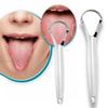 Stainless Steel Tongue Scraper for Halitosis Tongue Coating Remover Oral Hygiene Tool Tongue Cleaner Brush