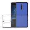 Transparent TPU Gel Case - PHONILLICO - Nokia 8 - Ultra Slim - Optimal Protection - Flexible