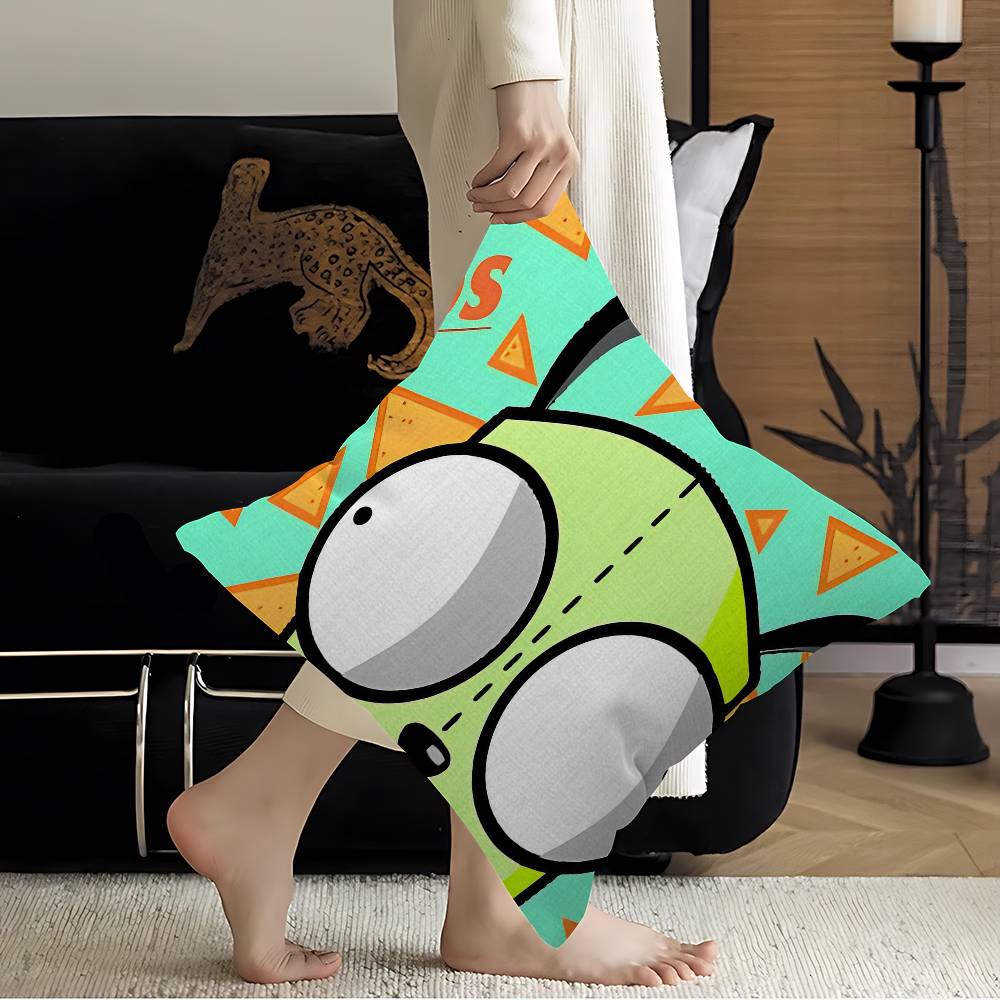 IInvader ZZim Cartoon Pillow Anime Pillow Sofa Bed Head Pillow Cover Cushion Cover 45x45 Cm Fashion