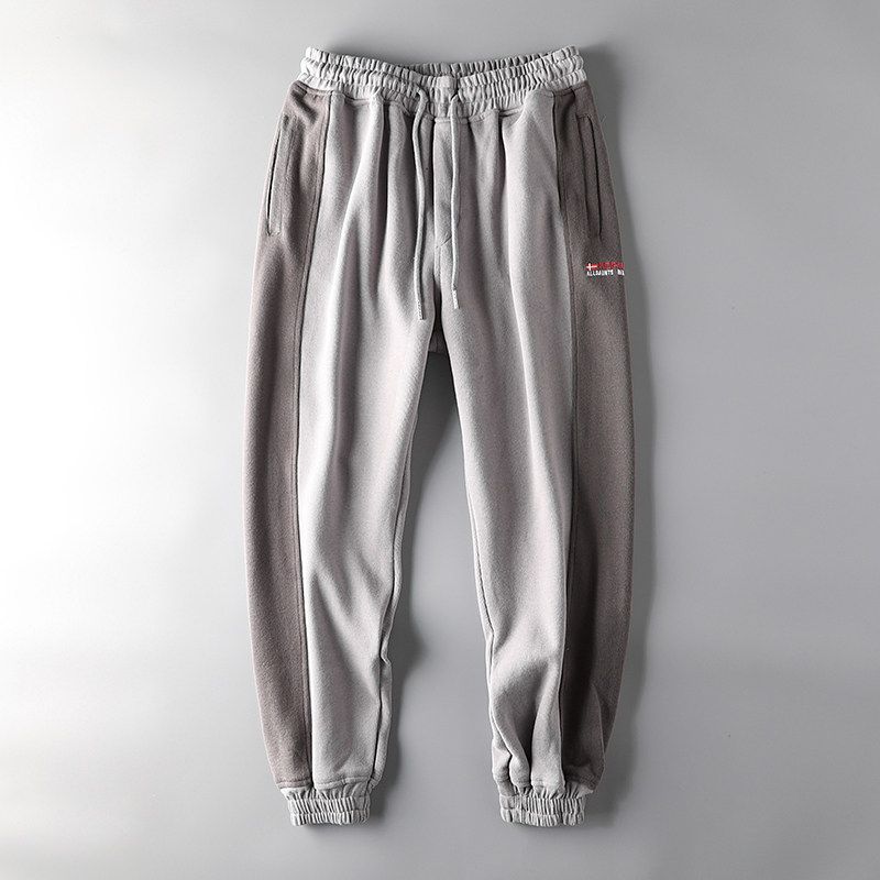 Heavy Weight Label Cutting Casual Street Original Order Track Sweatpants