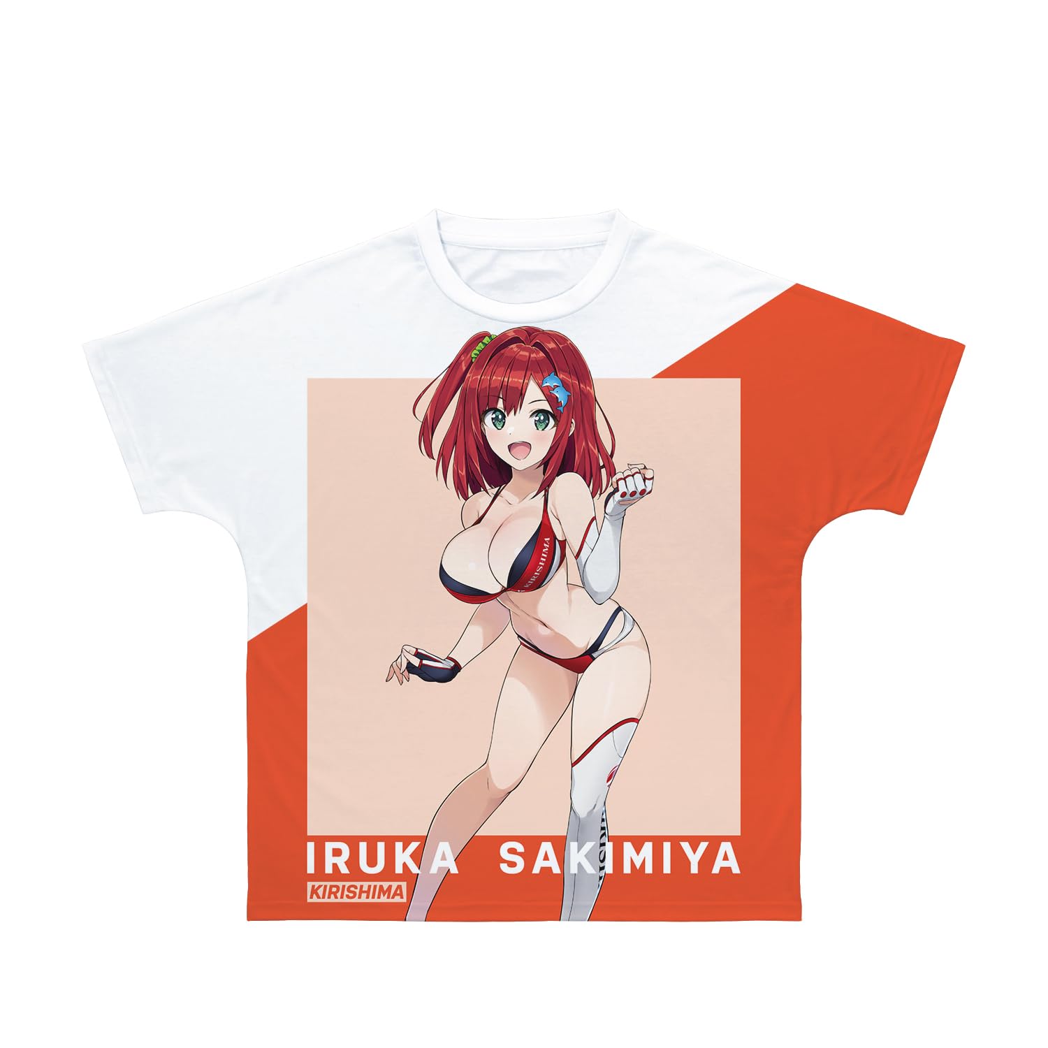 

Dolphin Wave Sakimiya Irihana Full Graphic T-Shirt Unisex XS Size
