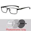 Square Finished Myopia Glasses Full Metal Frame  Ultralight Shortsight Spectacles 0 -0.5 -1.0 -2.0 To -6.0