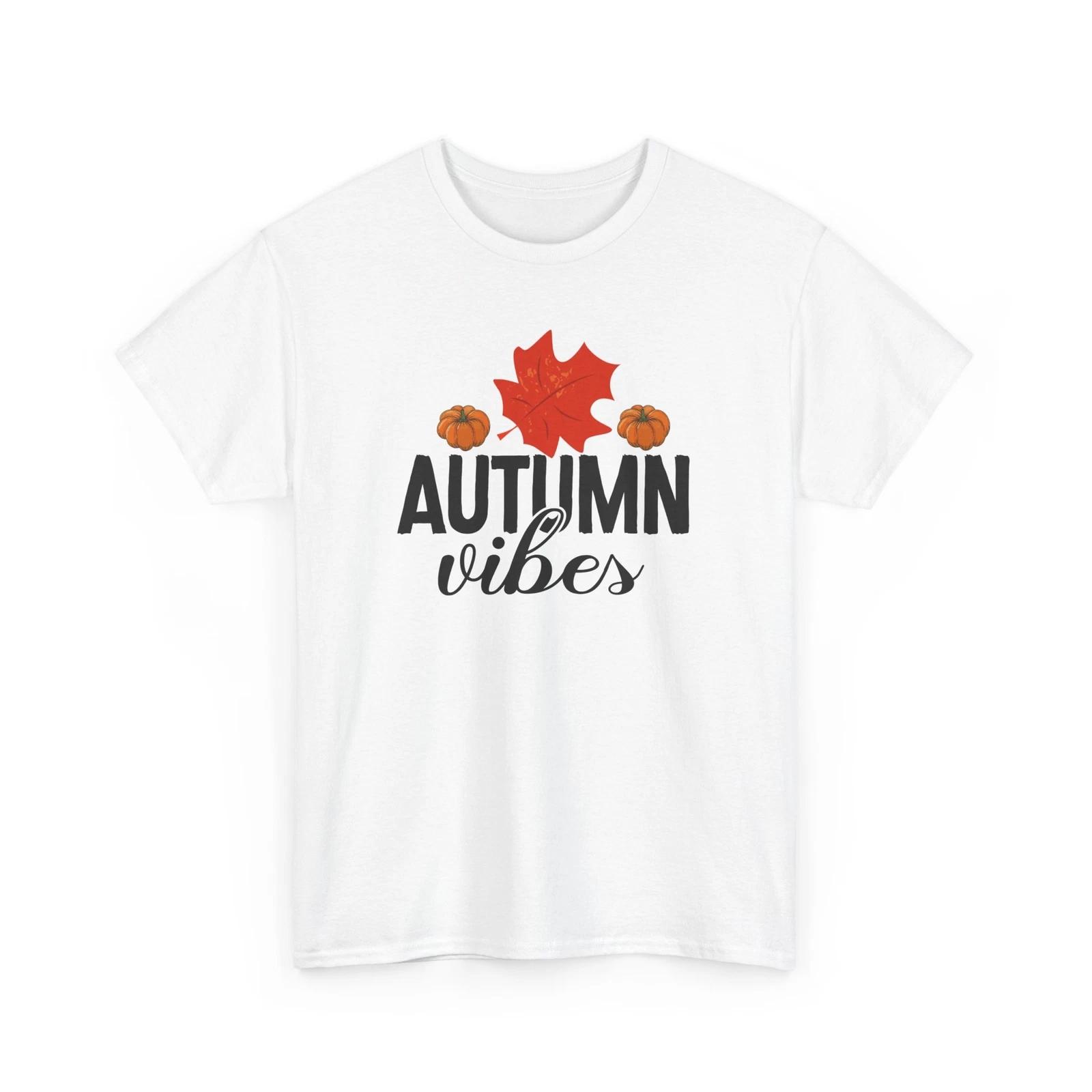 Fall Aesthetic T-Shirt | Autumn Leaves Pumpkin Spice Tee | Autumn Vibes 4XL