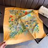 Jungle Simulation Silk Printing Silk Scarf Square Scarf High-end Shawl Sunscreen Neck Professional Scarf Headscarf Scarf