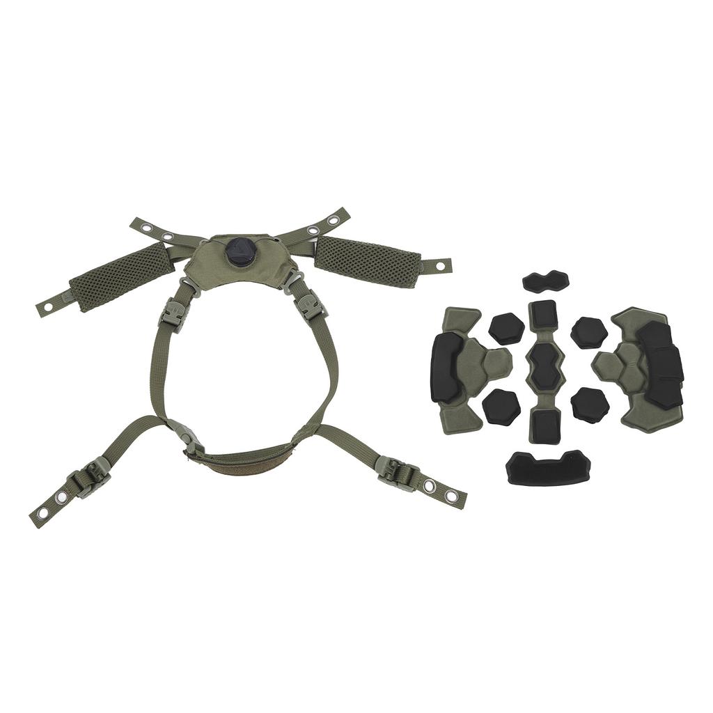 Helmet Liner System Internal Sponge Pad Adjustable Helmet Dial Suspension System Chin Strap for Fast for MICH for Wendy