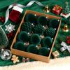 6CM8CM Christmas Tree Ornaments Shaped Swan Flannel Plastic Balls Christmas Ornaments Flocking Christmas Balls