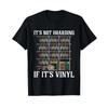 Es ist kein Hamstern, wenn Vinyl-Liebhaber T-Shirt Vintage Gestretchtes Stilvolles Oberteil Für Den Alltag Unisex Lässige Mode