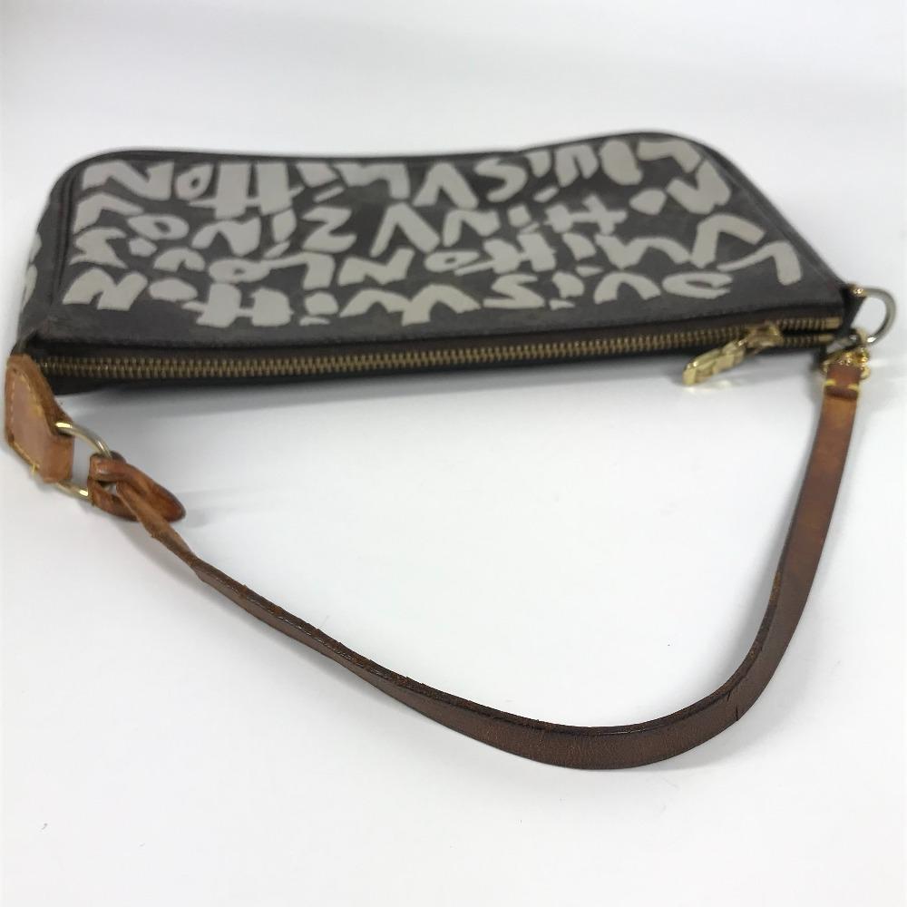 Louis Vuitton M92192 MonogramGraffiti Pochette Accessoires Hand Bag Pouch