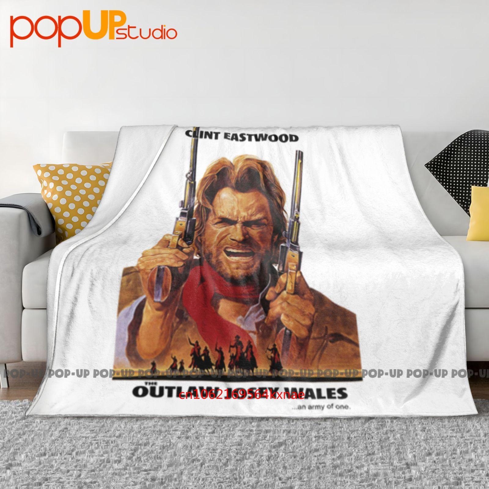 The Outlaw Josey Wales V2 Estwood Western Ultra-Soft Blanket Quilt Winter Sofa Cover Bed Covers 30x40in