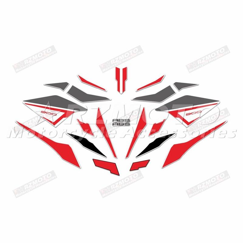 For Z900 Motorcycle Stickers Body Racing Decoration Fuel Tank Fairing Windshield Helmet Reflective Anti-Water Stickers