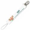 Planetee Pacifier Clip for Name LILY Doe Eyes Like Mommy | Pacifier Clip Baby Shower Gift