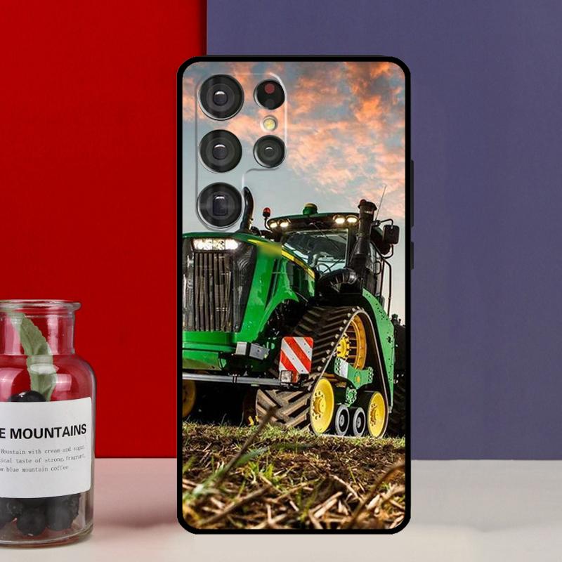 Farm Vehicle Tractor Funda Case For Samsung Galaxy S25 Ultra S9 S10 S20 FE S21 S22 S23 Plus S24 Ultra Phone Cover