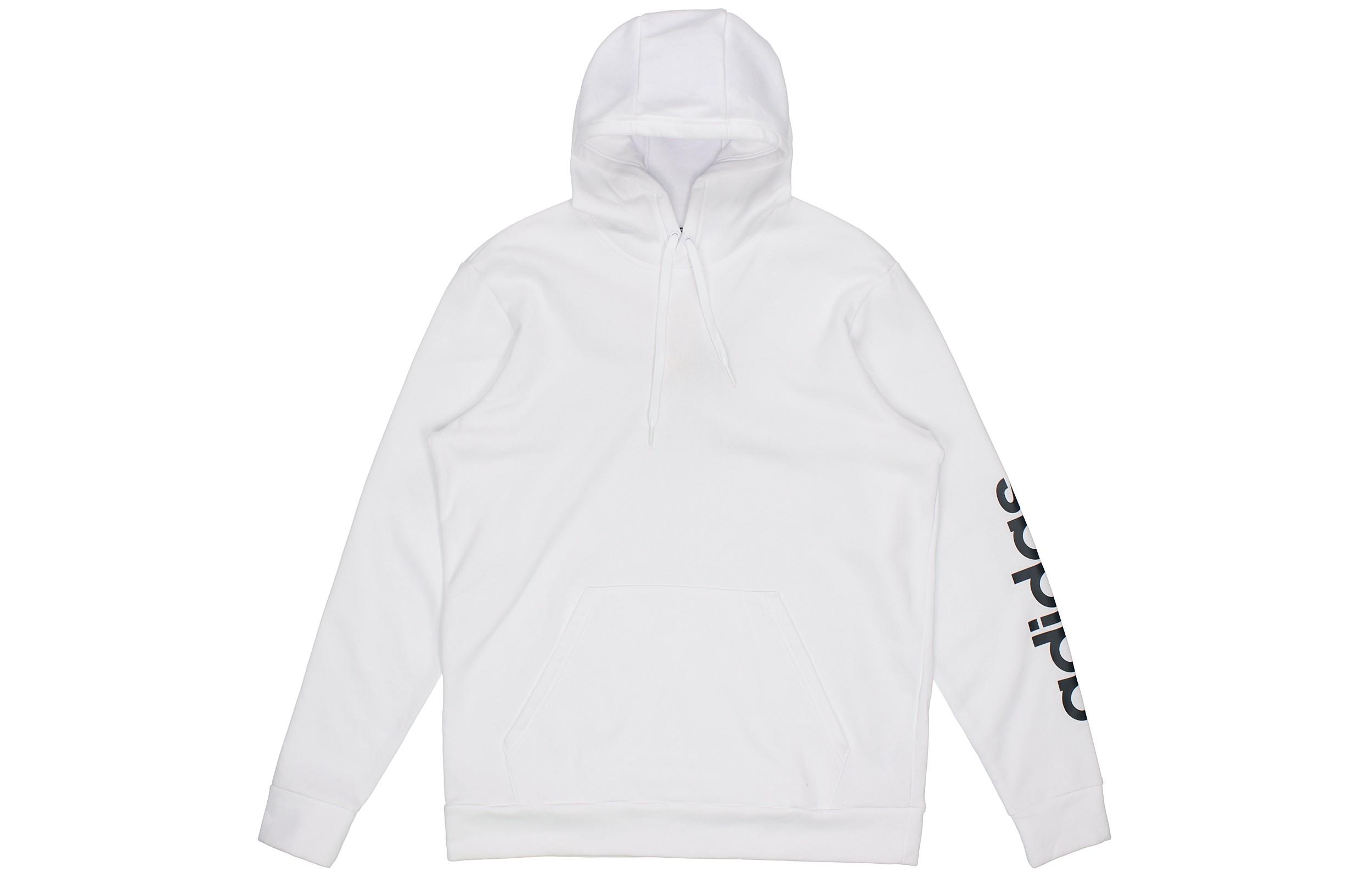 Adidas Sweatshirts Men s White Hooded Moderate Regular FL4833 XL