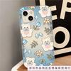 Flower Bear Apple 15 Mobile Phone Case Iphone14promax Transparent Soft Rubber 13/12/11 All-inclusive Anti-drop XR