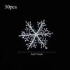 Snowflake Garland Christmas Tree Hanging Ornaments, Party Venue Decoration,Window Stickers,Xmas Holiday Snowflake Festival Decor