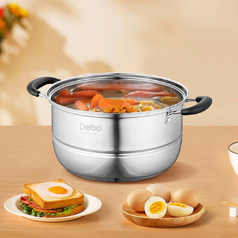 Debo 28cm Stainless Steel Universal Steamer Pot