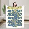 Coperte da Corsa Fernando Alonso Flanella Invernali Coperte Morbide Multifunzione per Divano Letto Trapunta