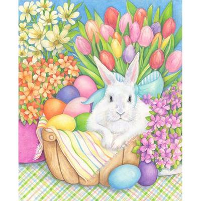 DIY Easter Rabbit Craft Full Drill 5D Decorative Cross Stitch Wall Decoration Diamond Embroidery