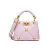 Roman Stud Detachable Chain Shoulder Strap Brass Studs Lambskin Leather Mini Handheld Shoulder Crossbody Bag Women Bags WW2B0J39BSFM26