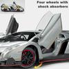1/24 Lamborghini Veneno Sports Car Model Alloy Diecast Toy High Simulation Cars Wheel Suspension Pull Back Collection Birthday Gifts for Boy