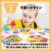 MaT Store Wooden Puzzle - Animals, Vehicles, Fruits - Interlocking Puzzle - Shape Matching - Set of 6