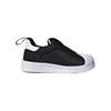 Adidas Originals SUPERSTAR 360 X I Vintage Anti Kick Cushioning Low top Skateboard Shoes Black Infant And Toddler EG3408