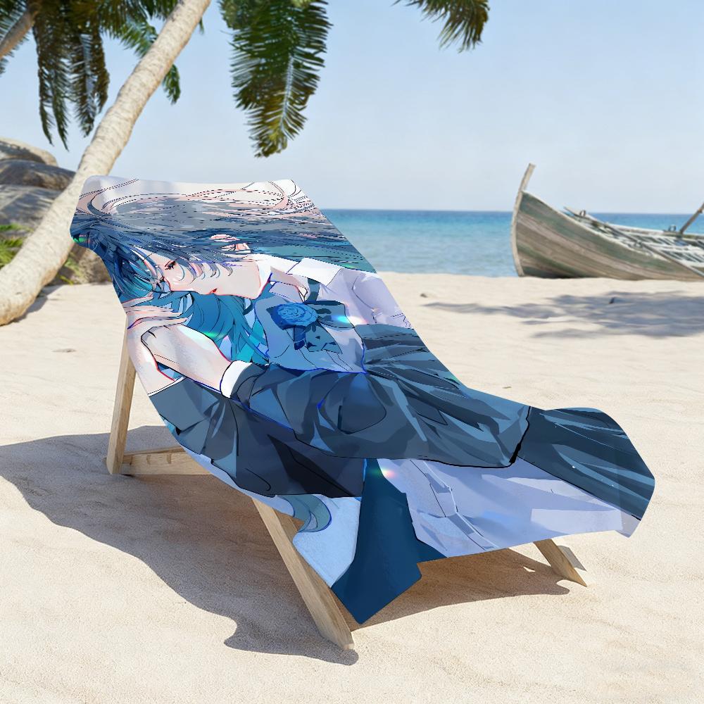 Japanese Singer Ado Kyogen Towel Soft Pool Gift For Travel Gym Shower Camping Quick Dry Sports Large Beach Towels