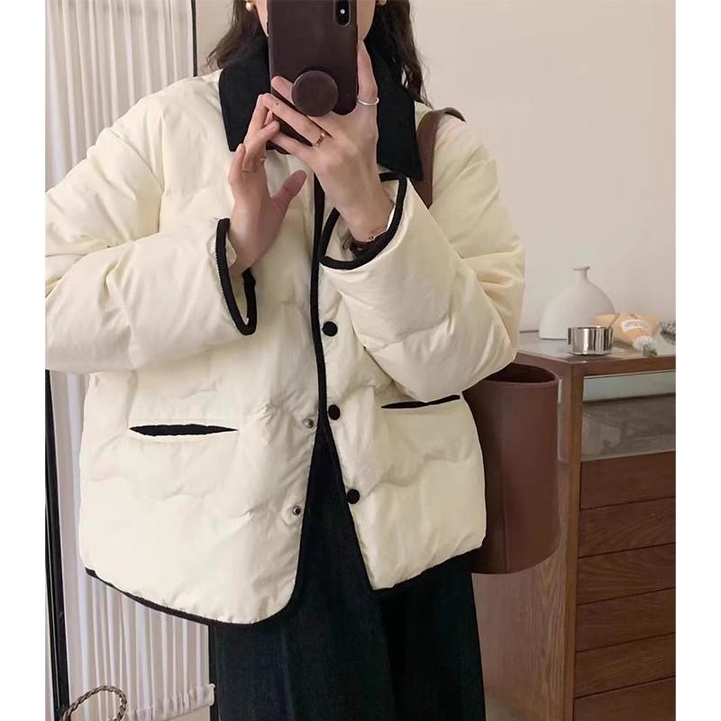 Light Down Cotton-padded Clothes Women's Winter Small Short Cotton-padded Clothes Jacket New Cotton-padded Jacket Pie Overcome