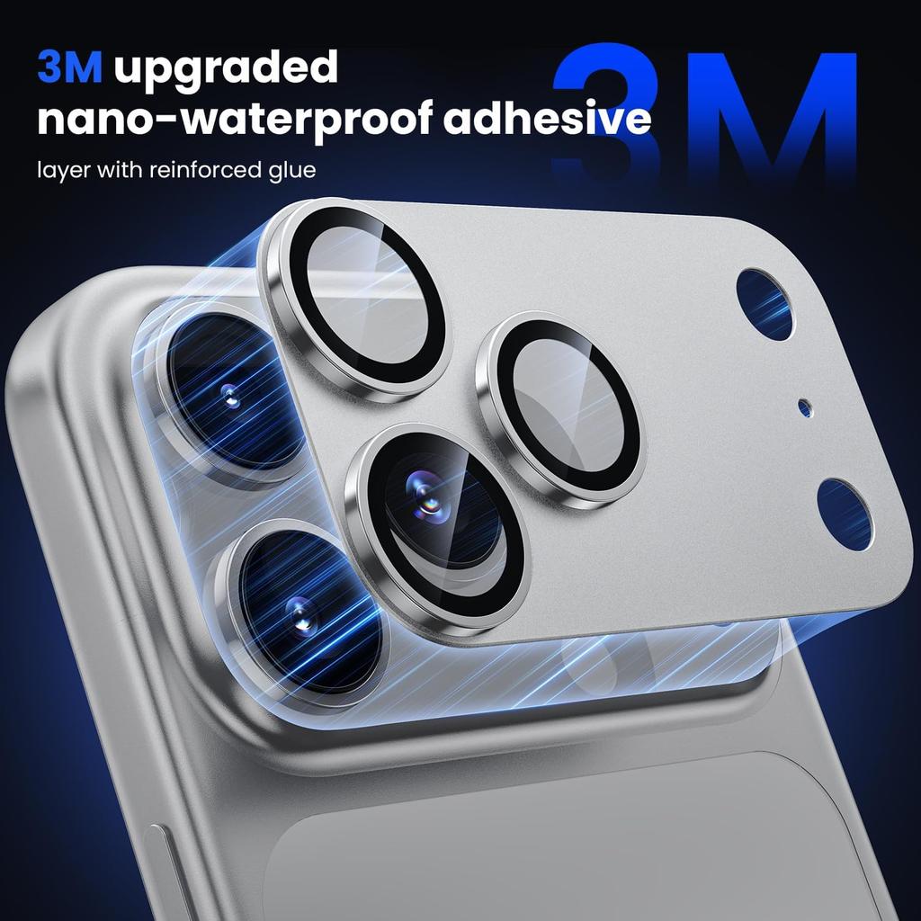 Metal Camera Protector Glass for IPhone 17 Pro Max 17Pro Max Alloy Lens Ring Cover for IPhone17 Pro Max Phone Lens Accessories