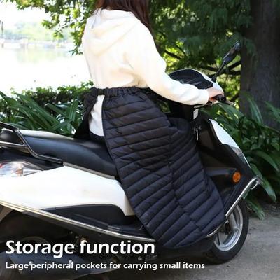 Capa de avental para pernas de scooter, cobertor aquecedor de joelho para Vespa GTS, à prova d'água, à prova de vento, colcha de inverno para motocicleta, para Honda, para Peuge E4B3
