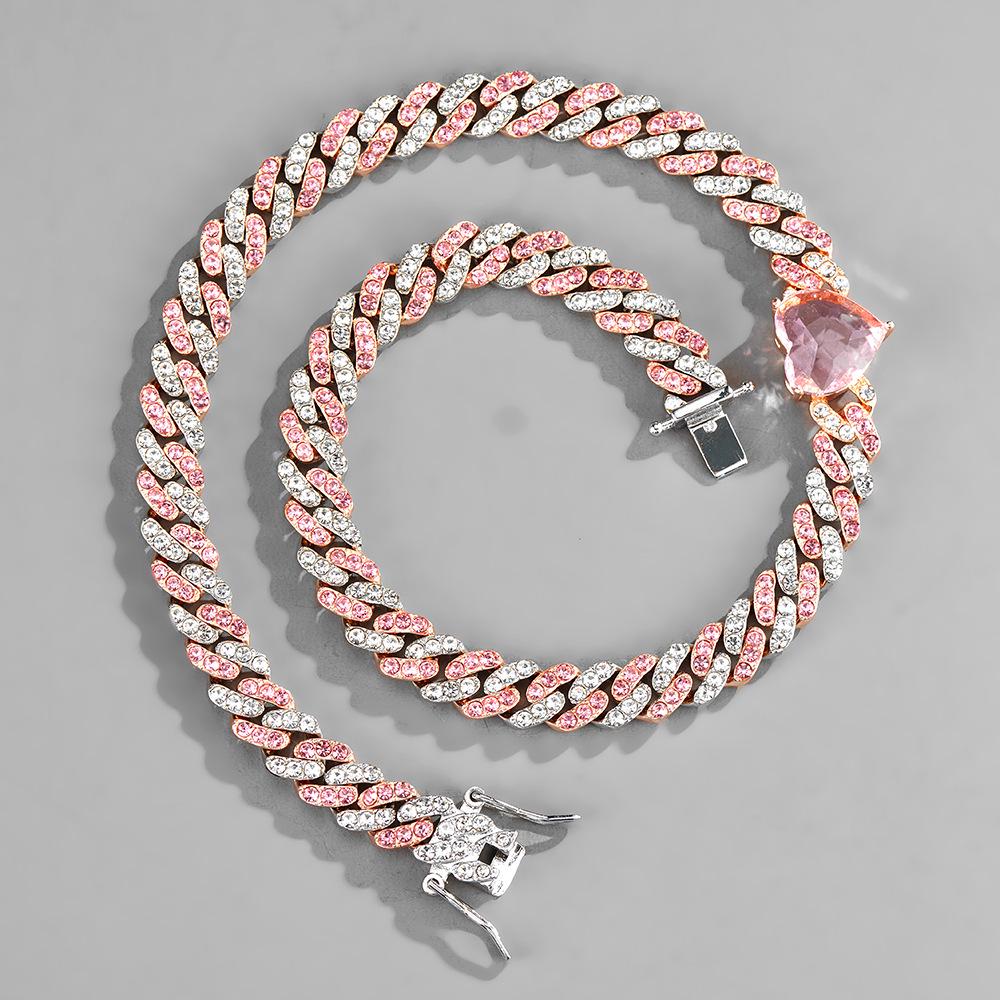 Men's 13mm Zircon-Studded Hip Hop Miami Necklace
