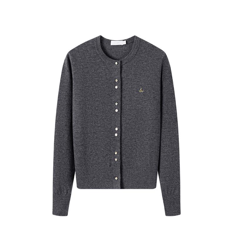 Navigare Women's 100% Wool Knit Cardigan Sweater