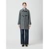 Cc Collect Hairy Toggle Decorative Half Coat C254msg021