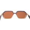 RSINC Unisex Designer-Sonnenbrille UV-Schutz Vintage Quadratisch Braun Gold KN-2307 B0DKC3S5CF