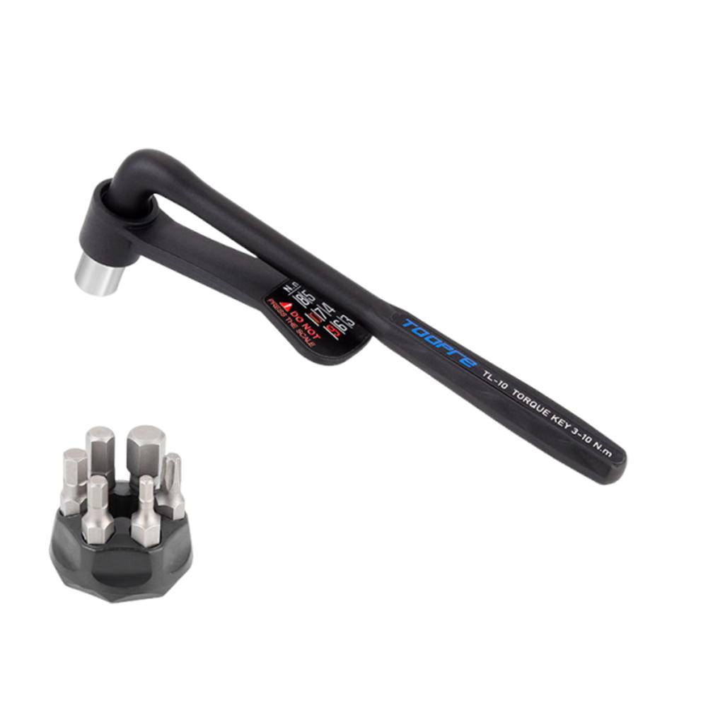 

Bike Torque Wrench with Nylon Handle Bike Torque Wrench Inner Hexagon Set 10-20N.m High Precision Torque Tool for Bike Repair