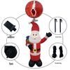 Inflatable Santa Gift Bag Backpack with LED Lights - Christmas Decoration