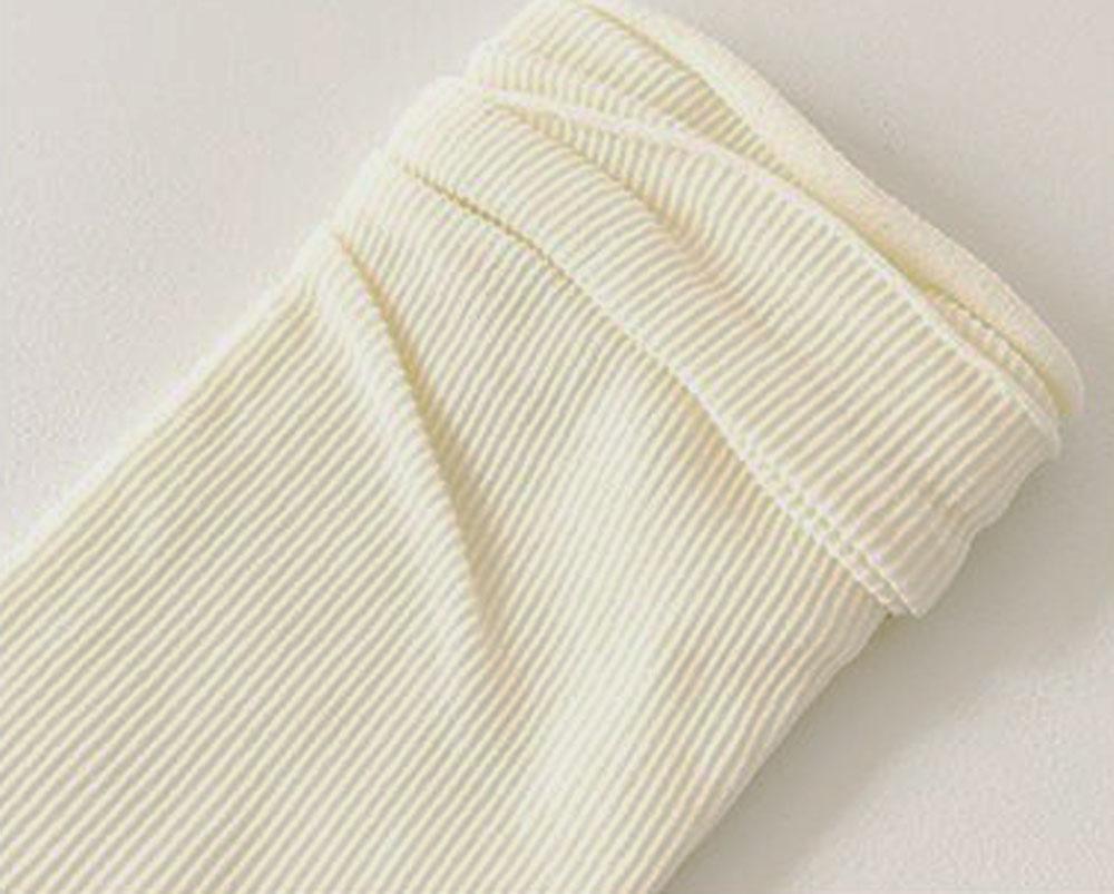 5/10 Pairs Ice Silk Women's Middle Tube Thin Socks Summer Cool Black and White Socks Ice Pile Ladies' Casual Socks